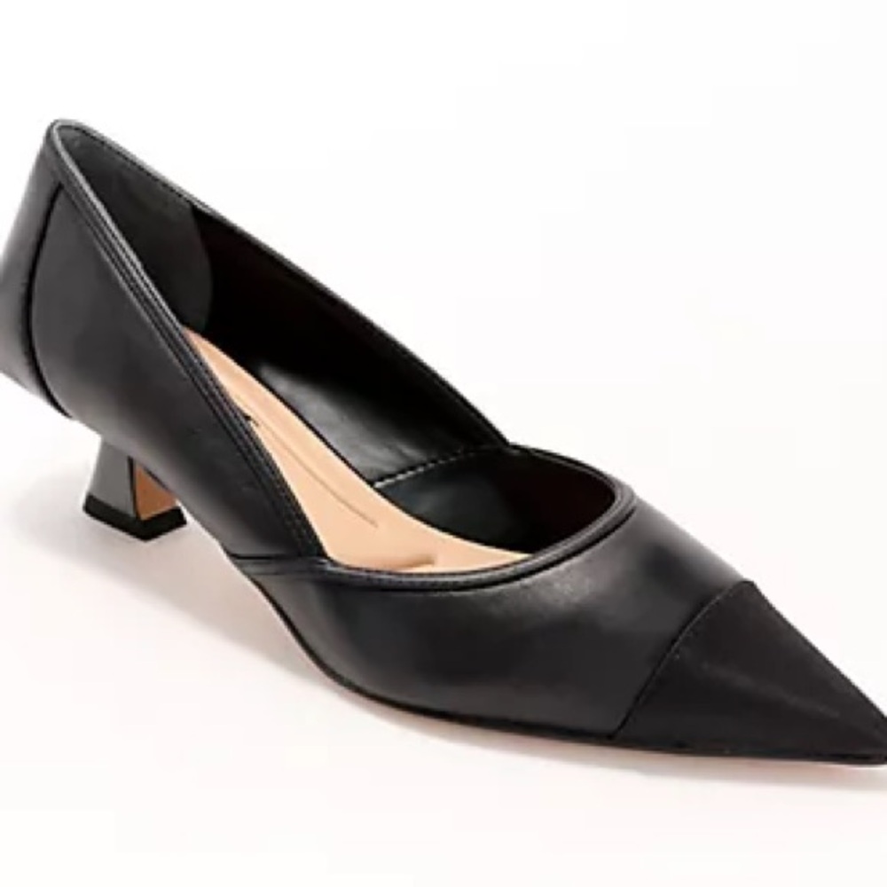 New Franco Sarto Pointed Toe‎ Kitten Pumps - Darcy